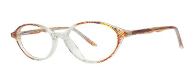 Connie Brown oval prescription eyeglasses, angled view