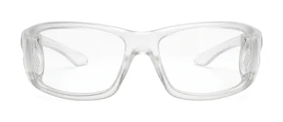 GRXS35 Clear wrap prescription eyeglasses, front view