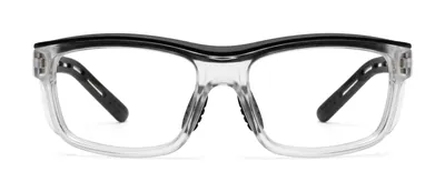 GRXS36 Clear wrap prescription eyeglasses, front view