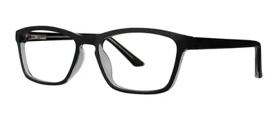 Telltale Black round prescription eyeglasses, angled view
